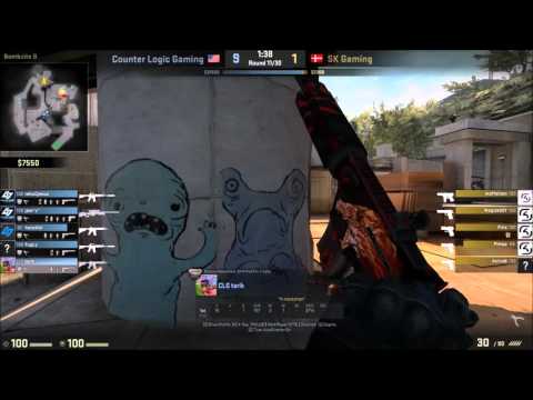 (32-15) Counter Logic Gaming Tarik playing de_overpass (27.02.2016) - CS:GO POV Highlight