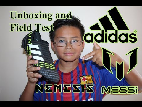 Unboxing and Field test of Messi Nemeziz 17+ 360 Agility Firm Ground Cleats / boots kids