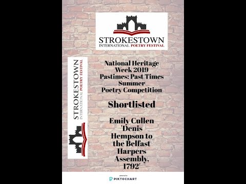 Emily Cullen Denis Hempson to the Belfast Harpers Assembly, 1792