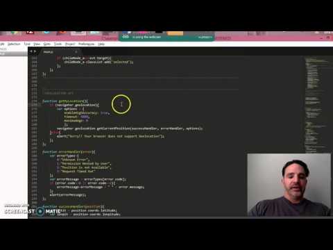 Javascript Geolocation API