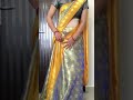 Silk Saree Draping Sareelover Loveyourlook