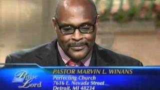 Marvin Winans Sr and Jr with Wintley Phipps on TBN Jun 13, 2011 Father's Day Special Interview