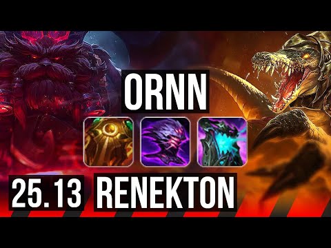 ORNN vs RENEKTON (TOP) | 6/3/13 | KR Challenger | 25.13