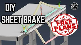 Box and Pan Brake DIY – 3D CAD Modeling & Free Plans