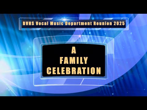 Bonita Vista Vocal Music Department Video Montage 1965-2025