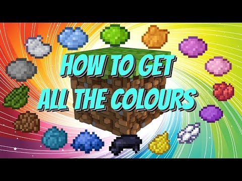All the Dyes in Minecraft: How to Find All Dye Colours | Minecraft Java and Bedrock (Avomance 2019)