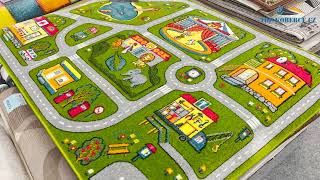 Hali dětský koberec Liston 11061 130 120x170cm zelený