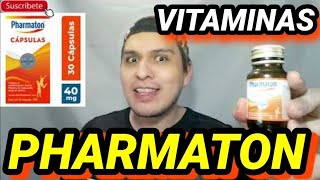 🔴PHARMATON VITAMINAS ADULTO REVIEW en ESPAÑOL🔥 pharmaton capsulas 😱 PHARMATON CON GINSENG😁 ✅