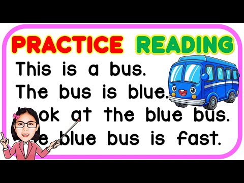 EASY READING TUTORIAL FOR KIDS | LEARN TO READ | PRACTICE READING ENGLISH KINDER GRADE1,2,3