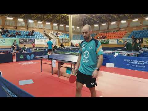 68º CAMPEONATO ANDALUCIA 2022 Antonio Chaves vs Alex Calvo Tenis de Mesa Alcala la Real JAEN