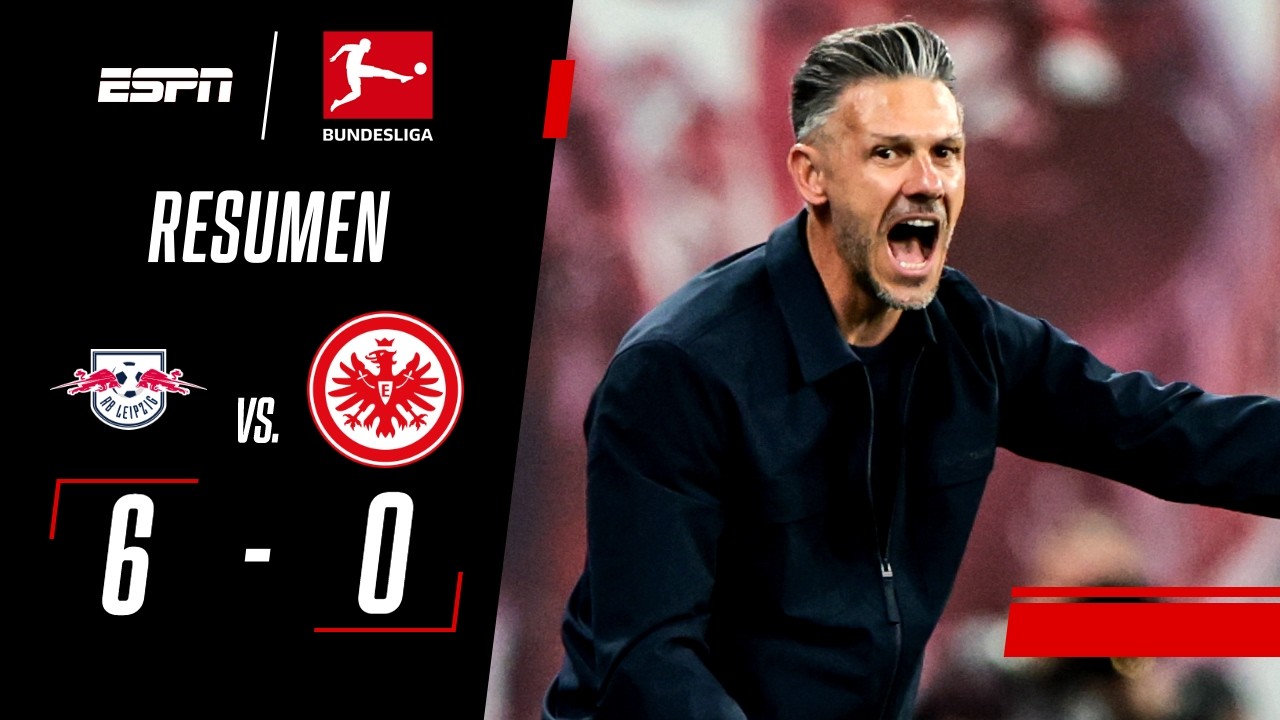 MASTERCLASS DE LA MICHONETA CON UN NKUNKU INTRATABLE | RB Leipzig 6-0 Eint. Frankfurt | RESUMEN