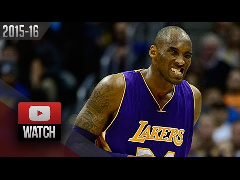 Kobe Bryant Full Highlights at Nuggets (2015.12.22) - 31 Pts, 5 Ast, COLD BLOODED!