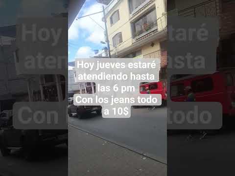 SAN MIGUEL DE BOLIVAR #comerciante #ambulante #pantalones Jeans #Jueves