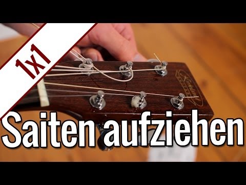 Stringing a guitar | Guitar basics