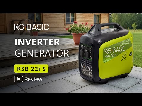 Overview and Start Guide for the K&S Basic KSB 22i S Inverter Generator (2 kW)