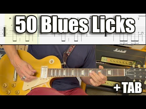 50 Blues Licks + TAB