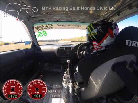 BYP Racing Honda Civic - Daniel WTAC 2016 Clubsprint Champion 1:39.2