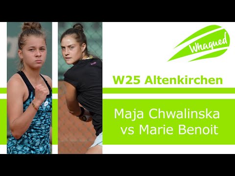 Maja Chwalinska vs Marie Benoit - W25 Altenkirchen 2021