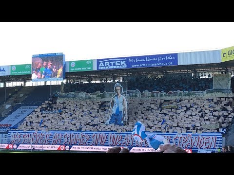 Choreo & Support im Spiel F.C. Hansa Rostock – KFC Uerdingen (11.05.2019)