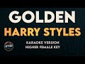 Harry Styles - Golden (Higher Female Key Karaoke/Instrumental Version with Lyrics)