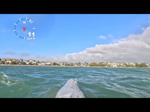 Epic surf ski V7 - gusty day