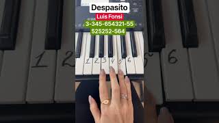 Luis Fonsi 🎹 Despasito 🎶 #tutorialpiano