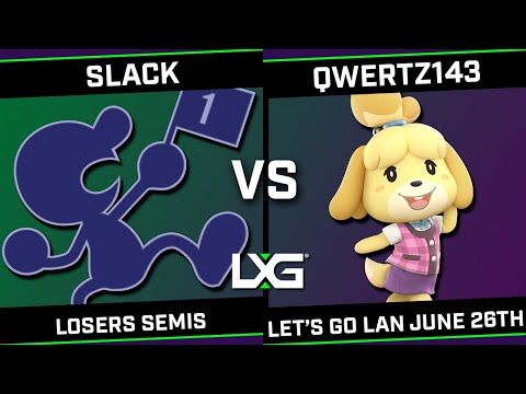 Slack (Game & Watch) vs qwertz143 (Isabelle) - LXG Let's Go LAN June 26th