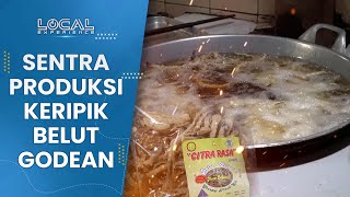 Berkunjung ke Sentra Produksi Keripik Belut Khas Godean