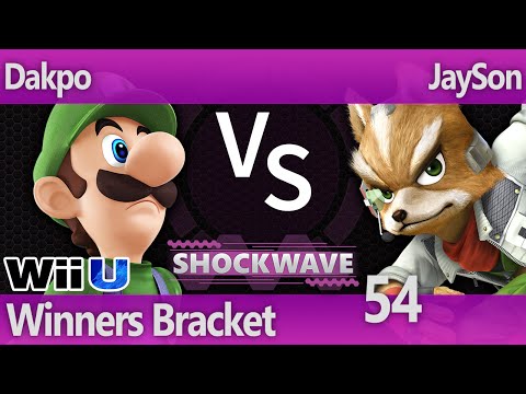 SW 54 Smash 4 - FX | Dakpo (Luigi) vs JaySon (Fox) - Winners Bracket