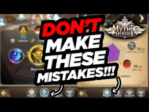 Mythic Heroes - DON'T Make These Mistakes!!!