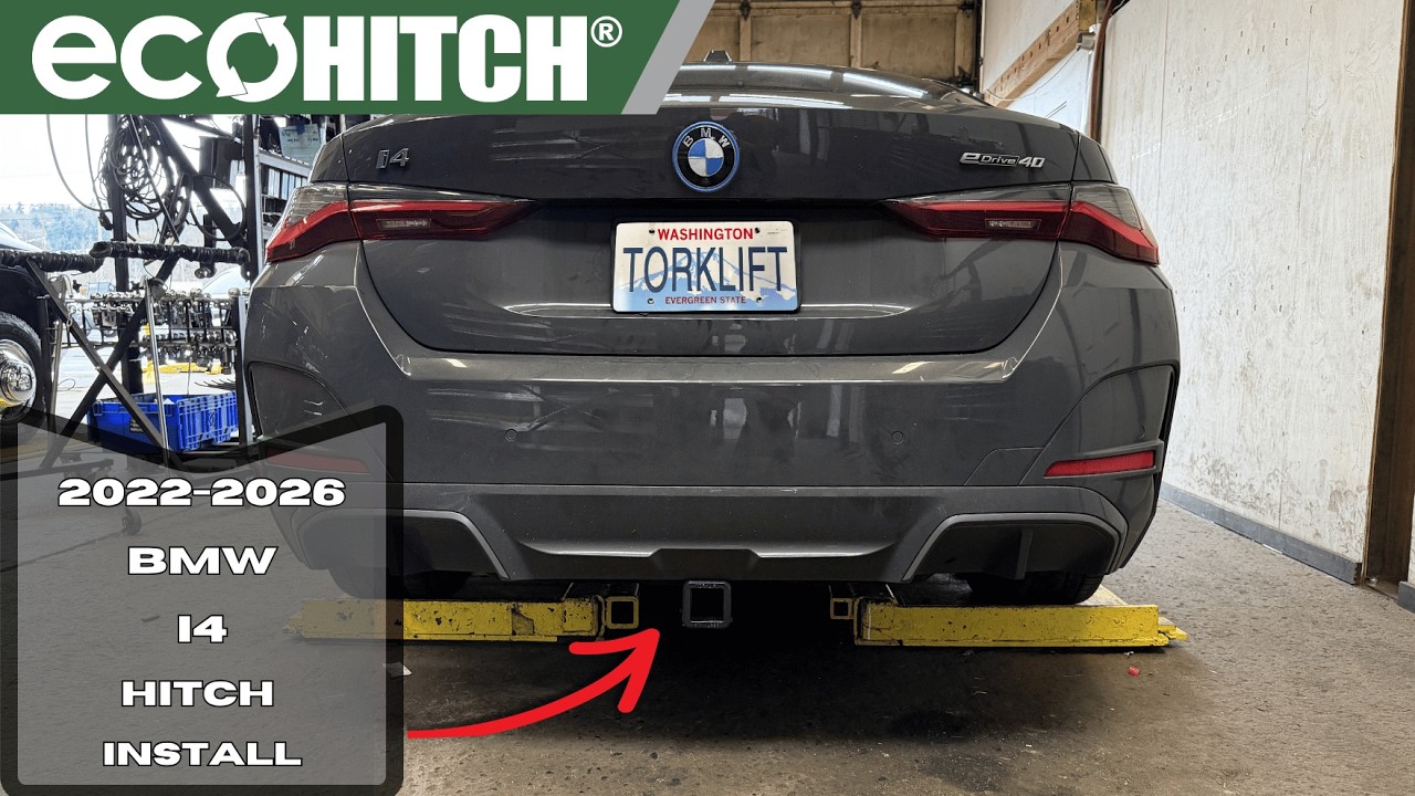 How to Install Trailer Hitch on a 2022-2026 BMW i4 | EcoHitch X6052S
