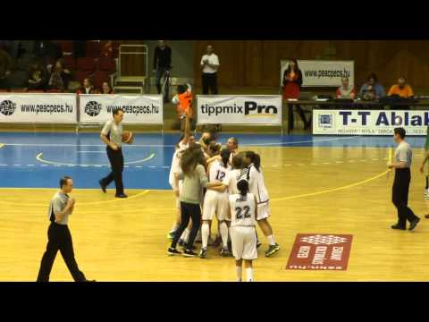 PEAC-Pécs - Sopron bajnoki rangadó: Az utolsó másodperce és a pécsi ünneplés