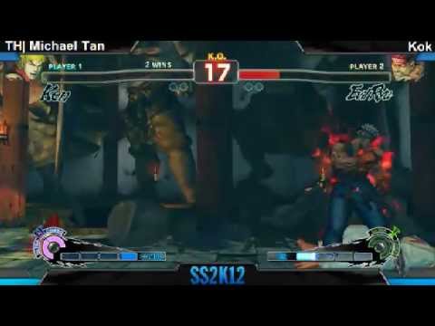 SS2K12 AE2012: Michael Tan (Ken) vs KOK (Evil Ryu)  - Day 1 (Pool Match)