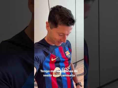Lewandowski first words as a Barça player!!!!