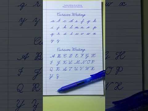 Cursive writing a to z | Cursive abcd | Cursive writing abcd | Cursive letters | Cursive handwriting