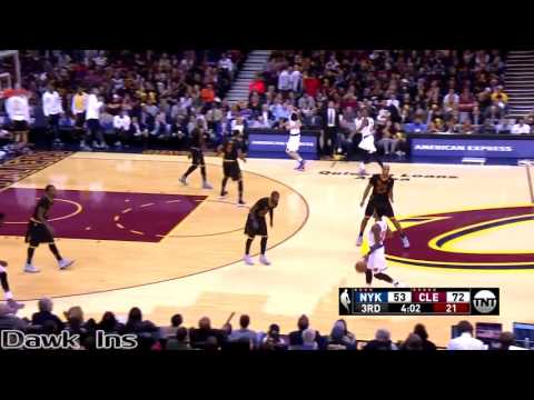 LeBron James NASTY Triple Double 2016 10 25 vs Knicks   19 Pts, 14 Ast, 11 Rebs!