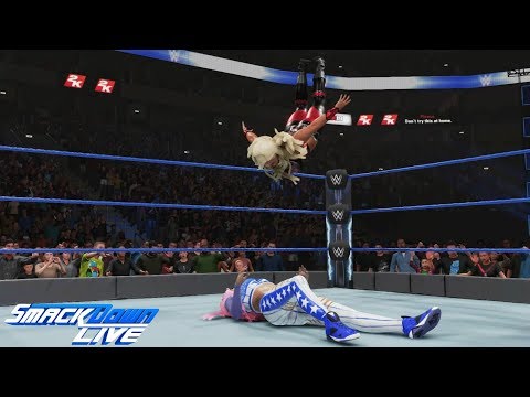 WWE 2K19 SMACKDOWN WOMEN'S CHAMPIONSHIP REMATCH DANA BROOKE VS LIV MORGAN