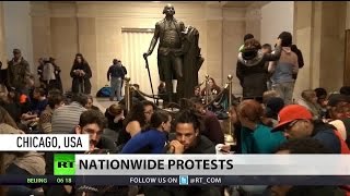 Media ignoring peaceful Ferguson protests across the country Video