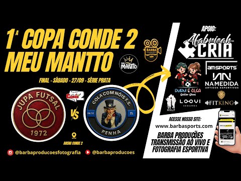 Jupa Futsal vs Cola Com Nois - Grande Final - 1ª Copa Conde 2 - Meu Mantto - Série Prata