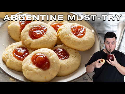 Melt-in-Your-Mouth Thumbprint Cookies with a Taste of Argentina!