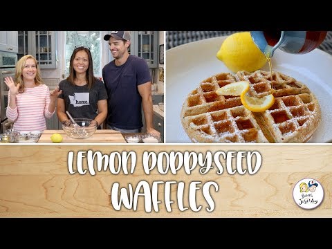 Lemon Poppy Seed Waffles | Baking With Josh & Ange