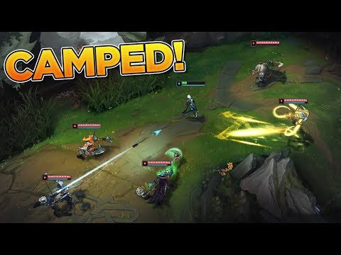 HOW TO DEAL WITH BEING CAMPED TOP LANE