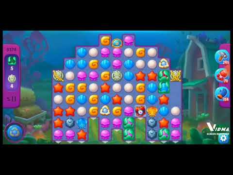 Fishdom. 9374 super hard level no boosters and diamonds. 21 move
