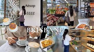 【Vlog】オーストラリア暮らし🇦🇺 |ブリスベンのお洒落ストリートへ, 美味しい物たくさん食べた1日🍕✨