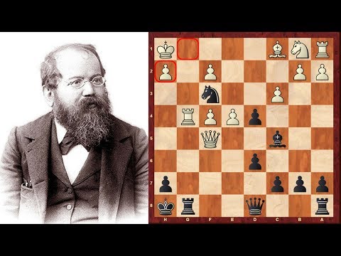 Stunningly beautiful Chess move by Steinitz - one for the chess history books