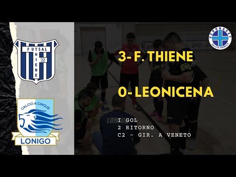 20-1-23 F.THIENE 3-0 LEONICENA 2' RITORNO GOL FUTSAL VENETO C2