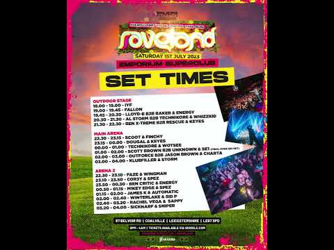 Scoot & MC Finchy - Ravers Reunited: Raveland 2023