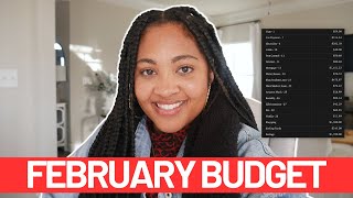 FEBRUARY 2024 MONTHLY BUDGET WITH ME