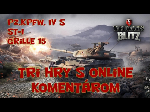 WotBlitz - Tri hry s online komentárom - #1