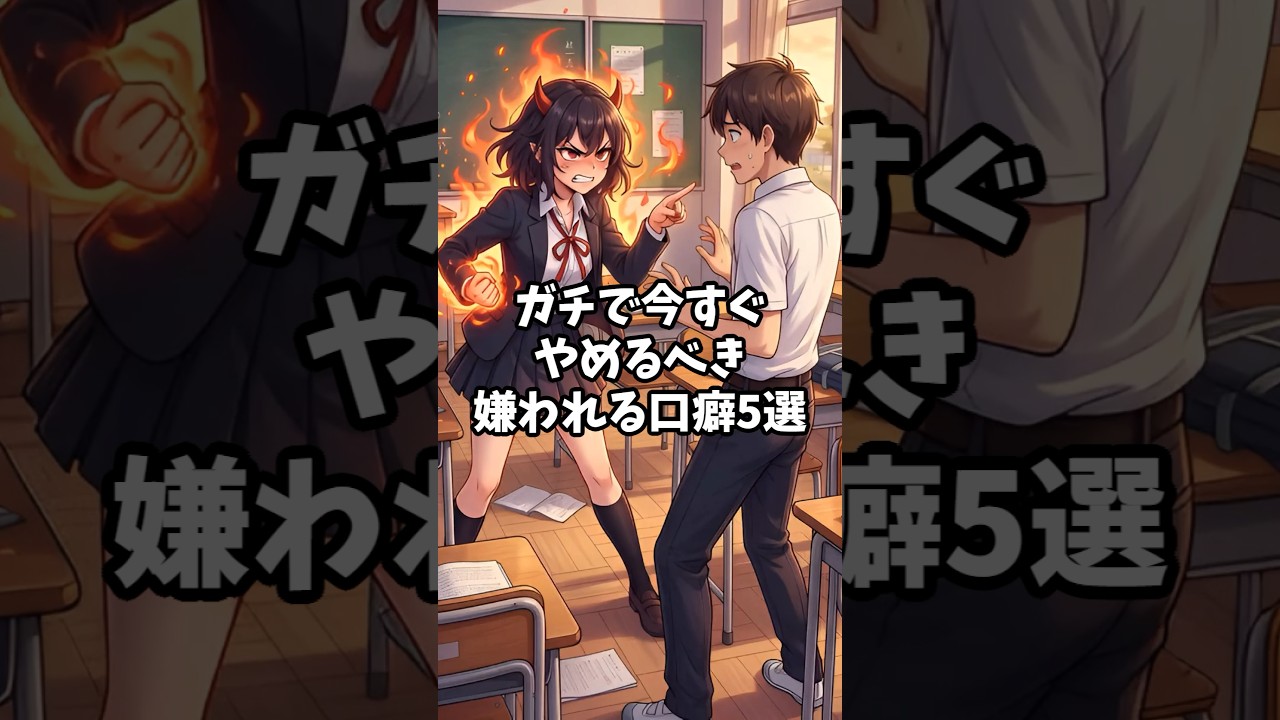 ガチで今すぐやめるべき嫌われる口癖5選#恋愛 #恋愛心理学 #恋愛あるある